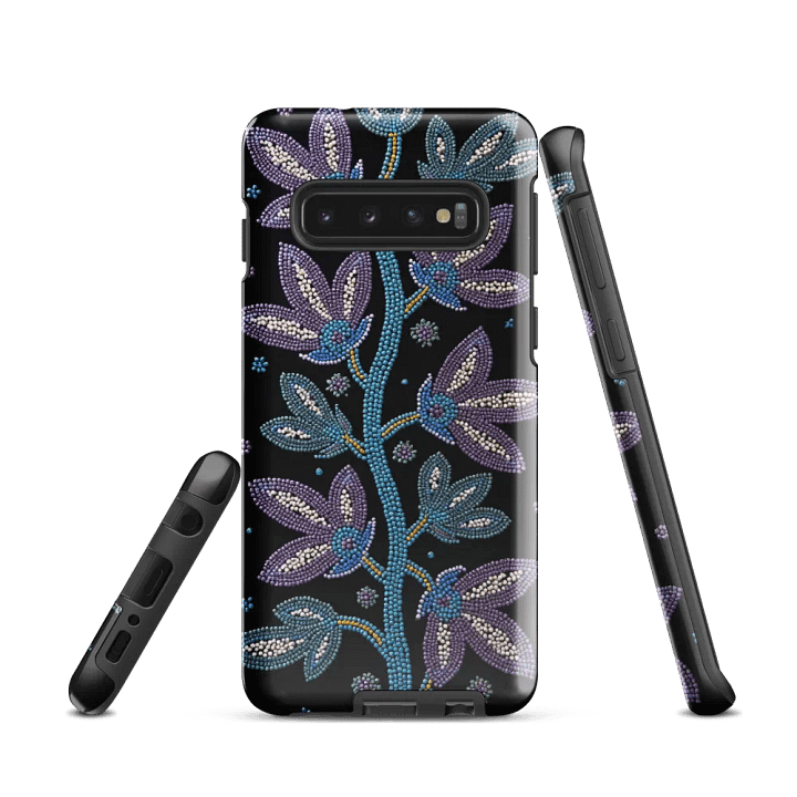 Faux-Beaded Floral Leaves Samsung® Case product image (1)