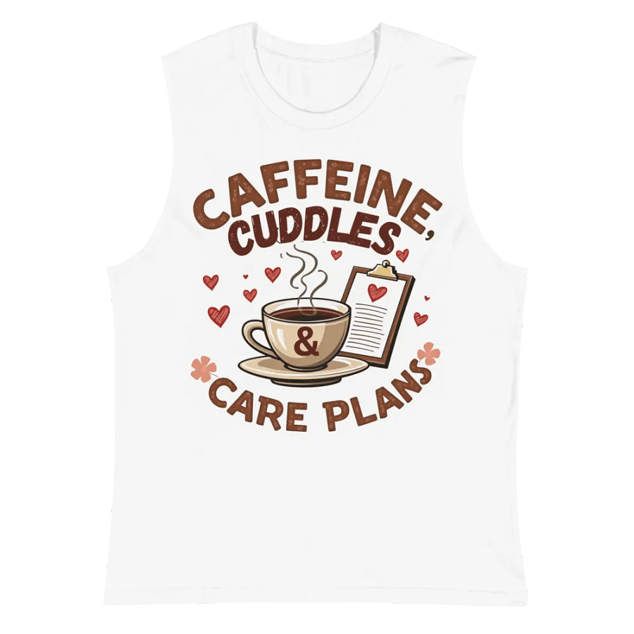 Caffeine Love Muscle Tank product image (2)