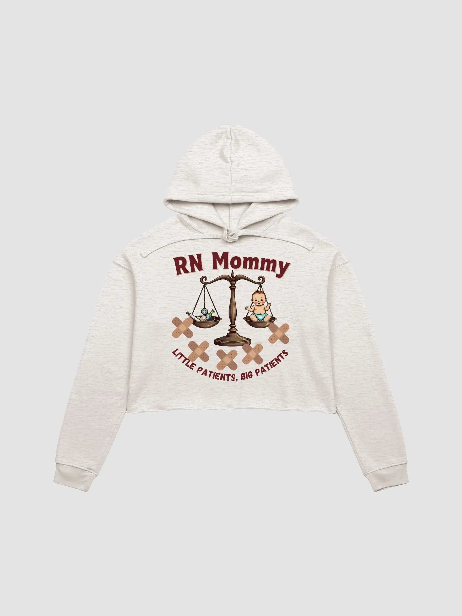 RN Mommy Scales Crop Hoodie product image (4)