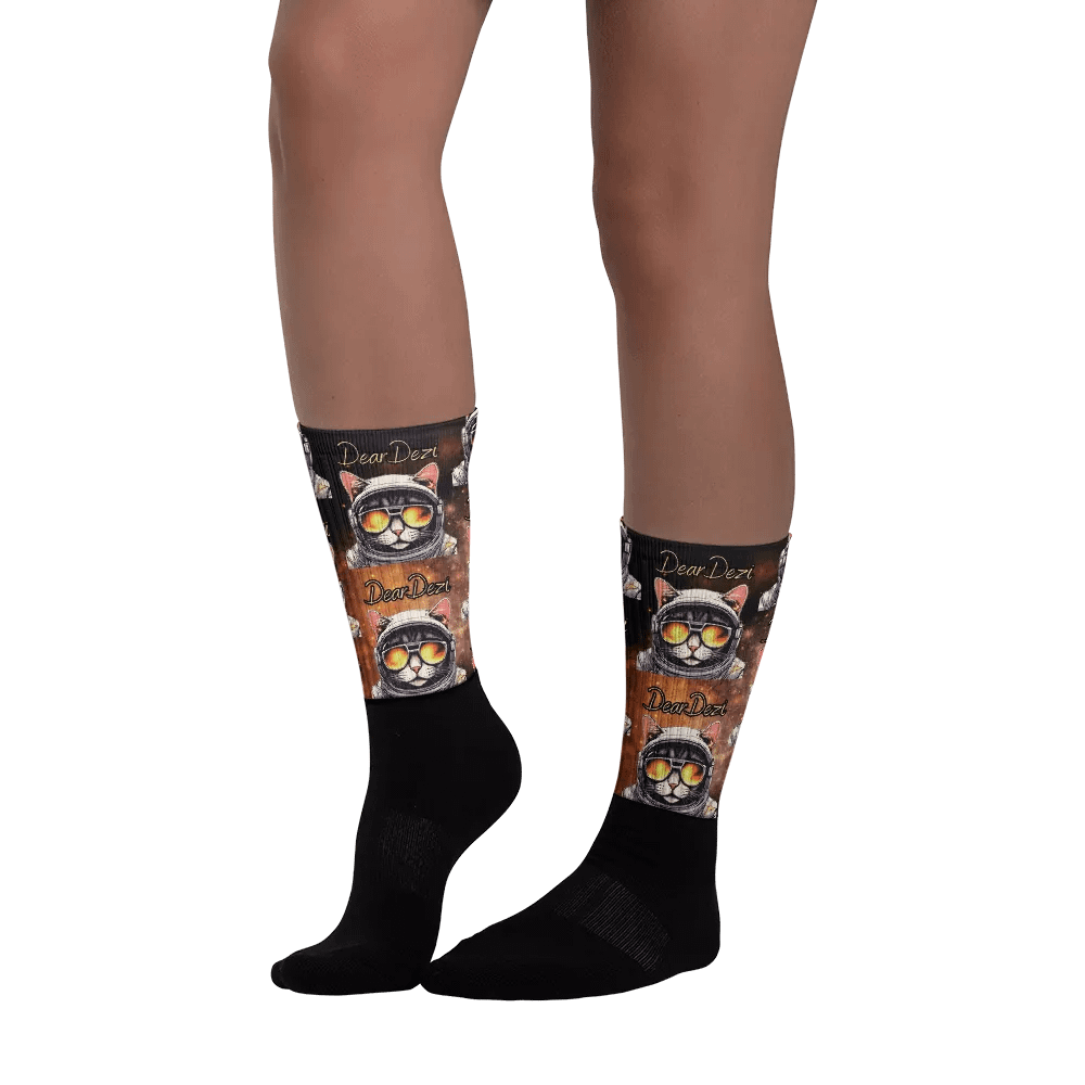 Cosmocat Gamer Socks - in Meowrange product image (4)