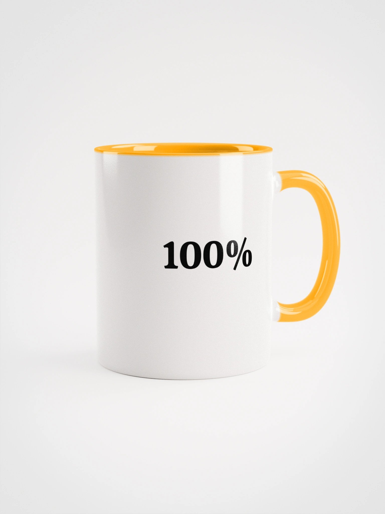 “100%” My Vibe Ceramic Mug with Color product image (2)