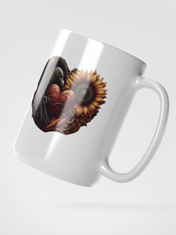 Raven & Sunflower Heart Mug product image (2)