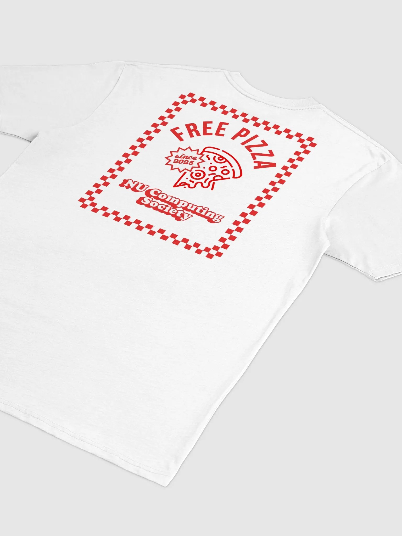 NU Computer Science Society | Free Pizza T-Shirt product image (5)