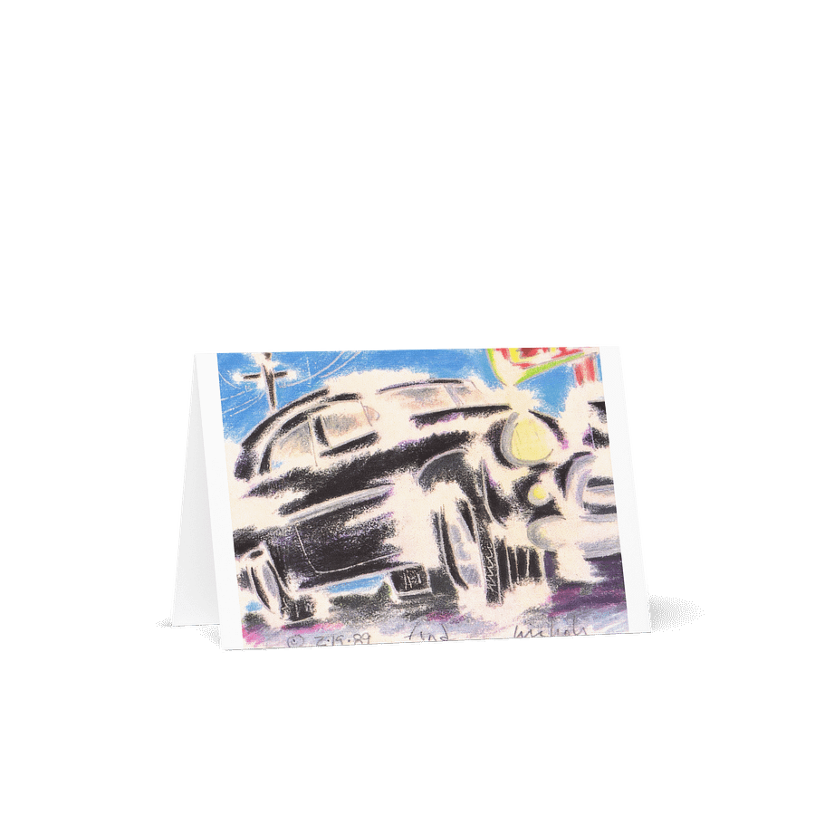 Car 02.19.89 Greeting Card product image (2)