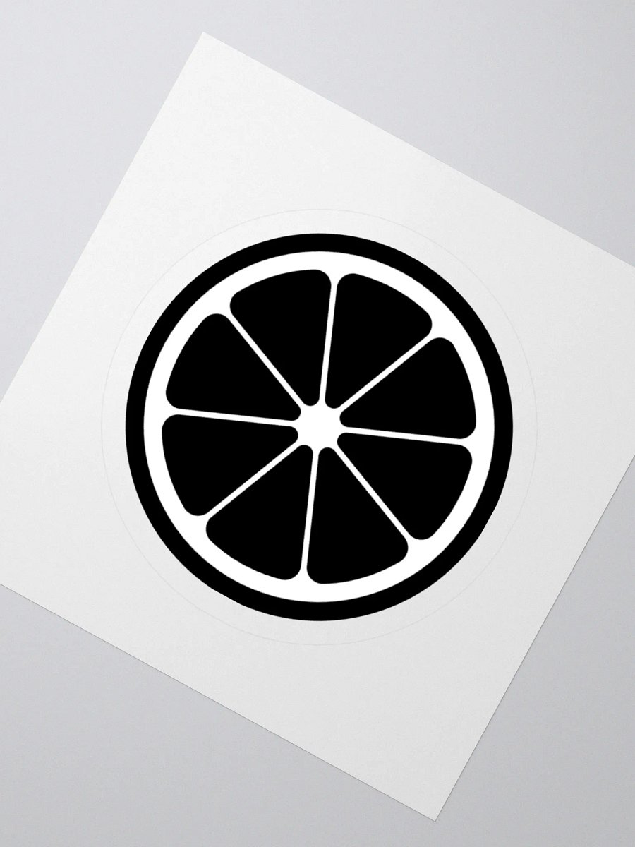 MIKAN Sticker(White×Black) product image (5)