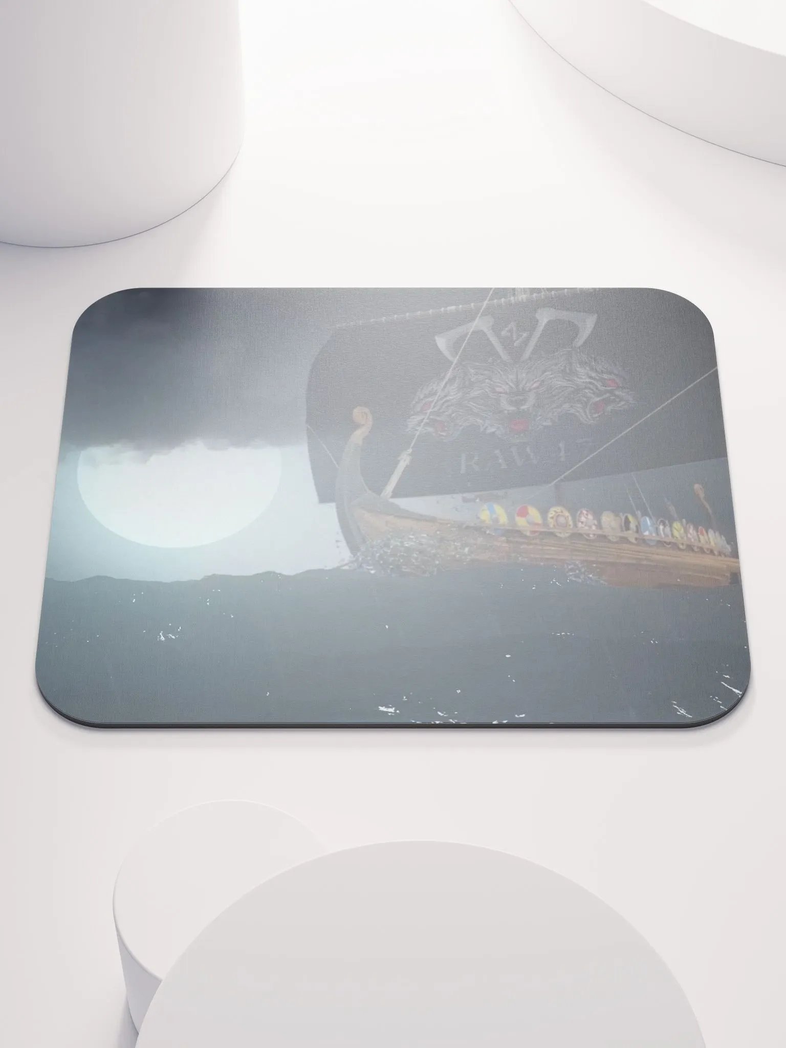 RAW47 Viking Ship Mouse Mat product image (1)