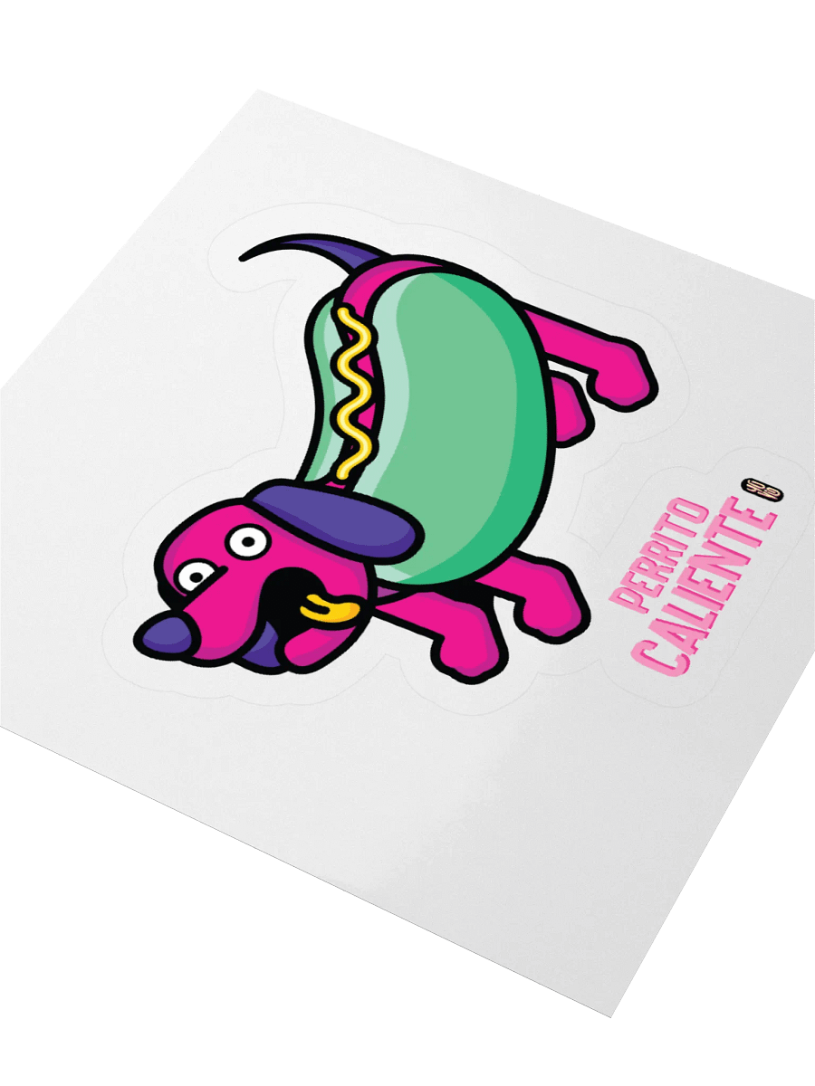 Perrito Caliente - Sticker (Kiss Cut) product image (3)