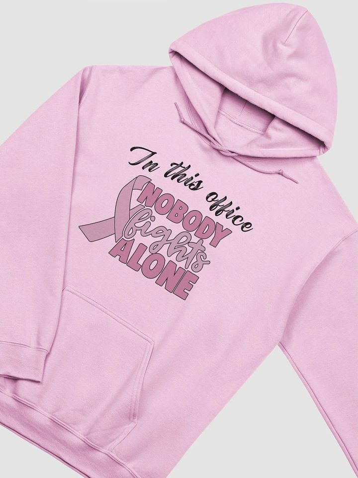 Nobody fights alone postal worker breast cancer HOODIE product image (2)