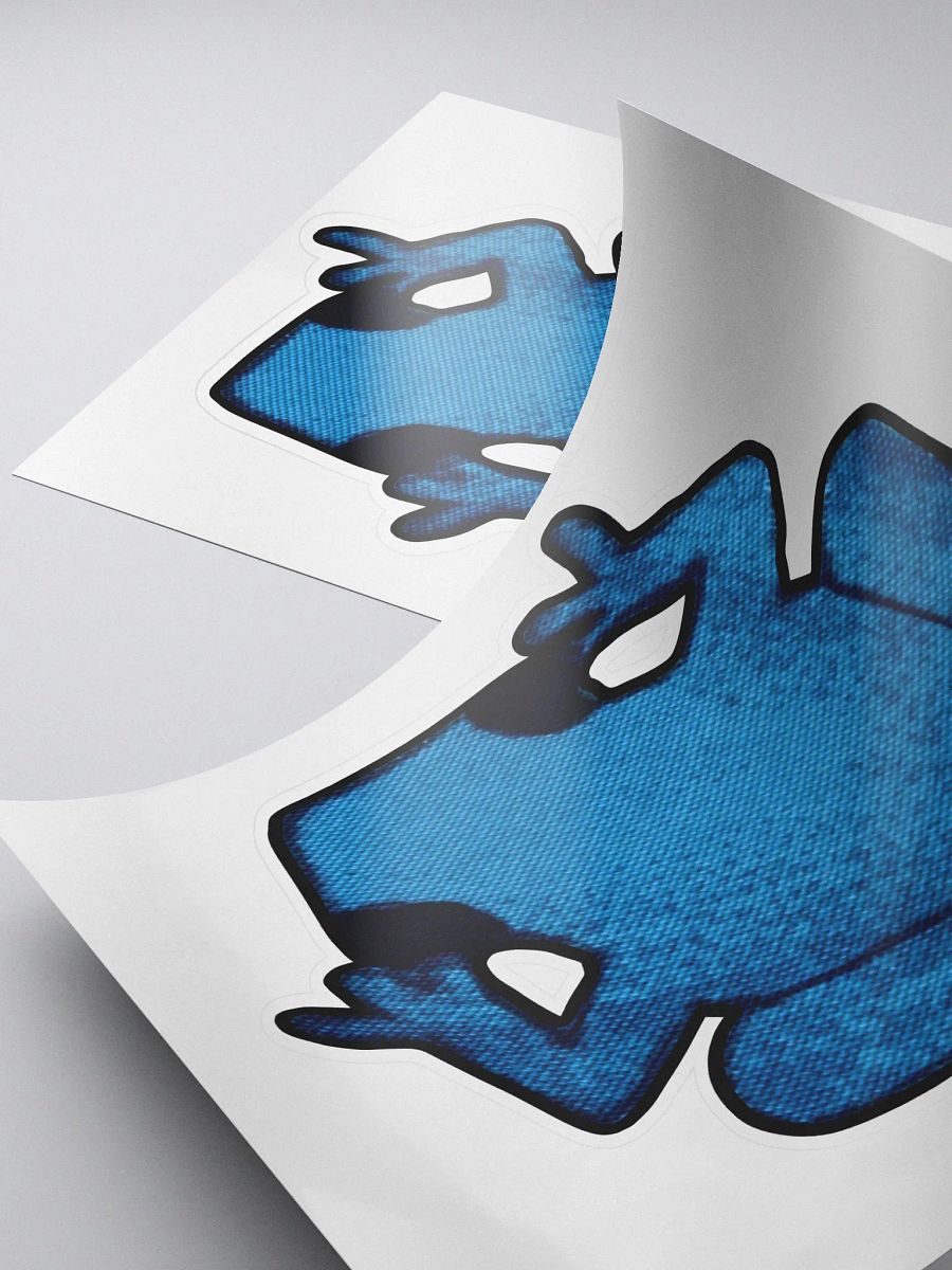 Big Frog Sticker in Cerulean product image (4)
