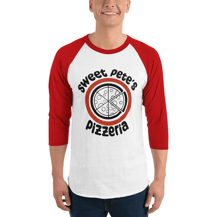 Sweet Pete's Pizzeria Raglan product image (1)