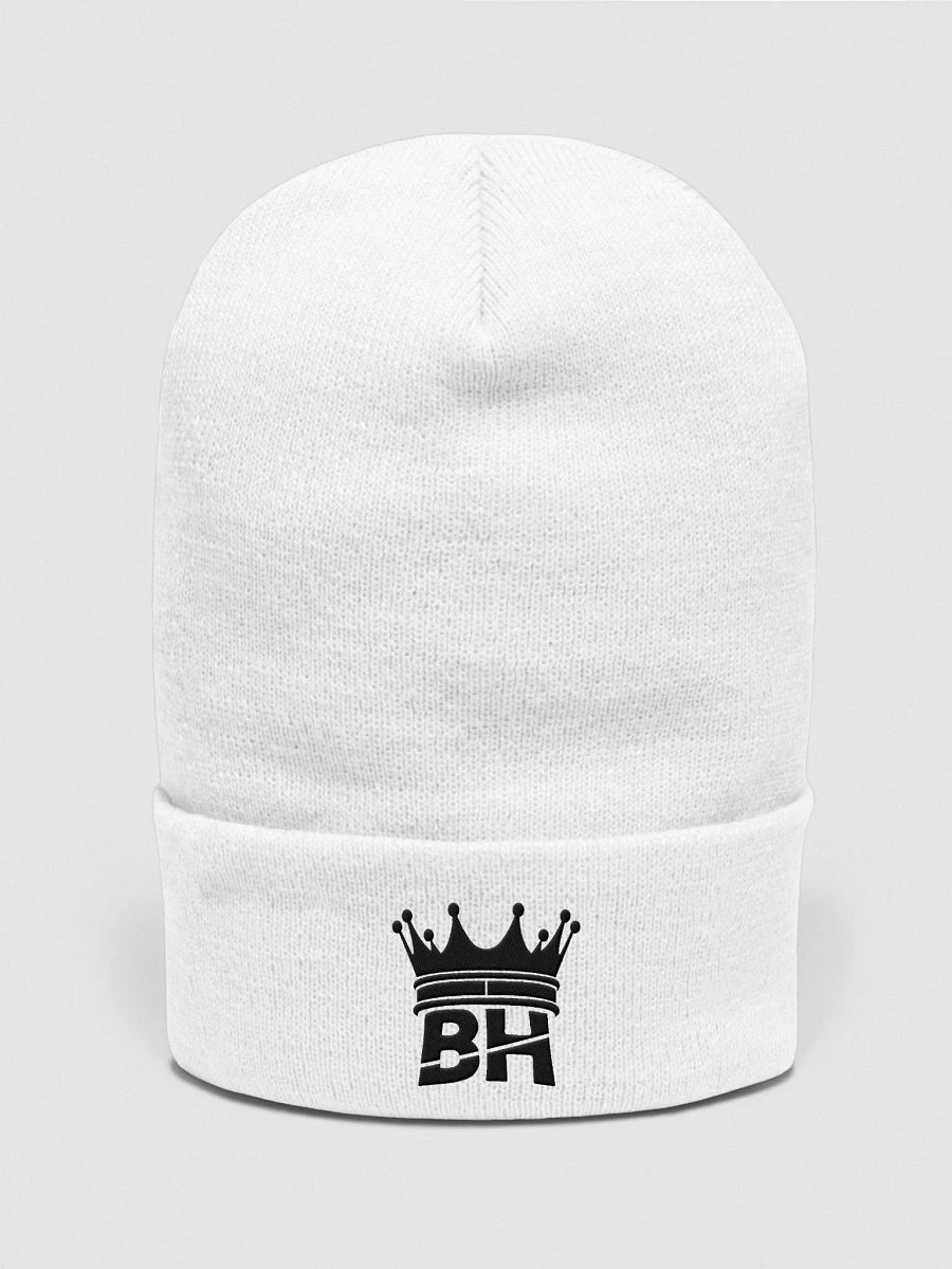 White Boxhead Beanie product image (1)
