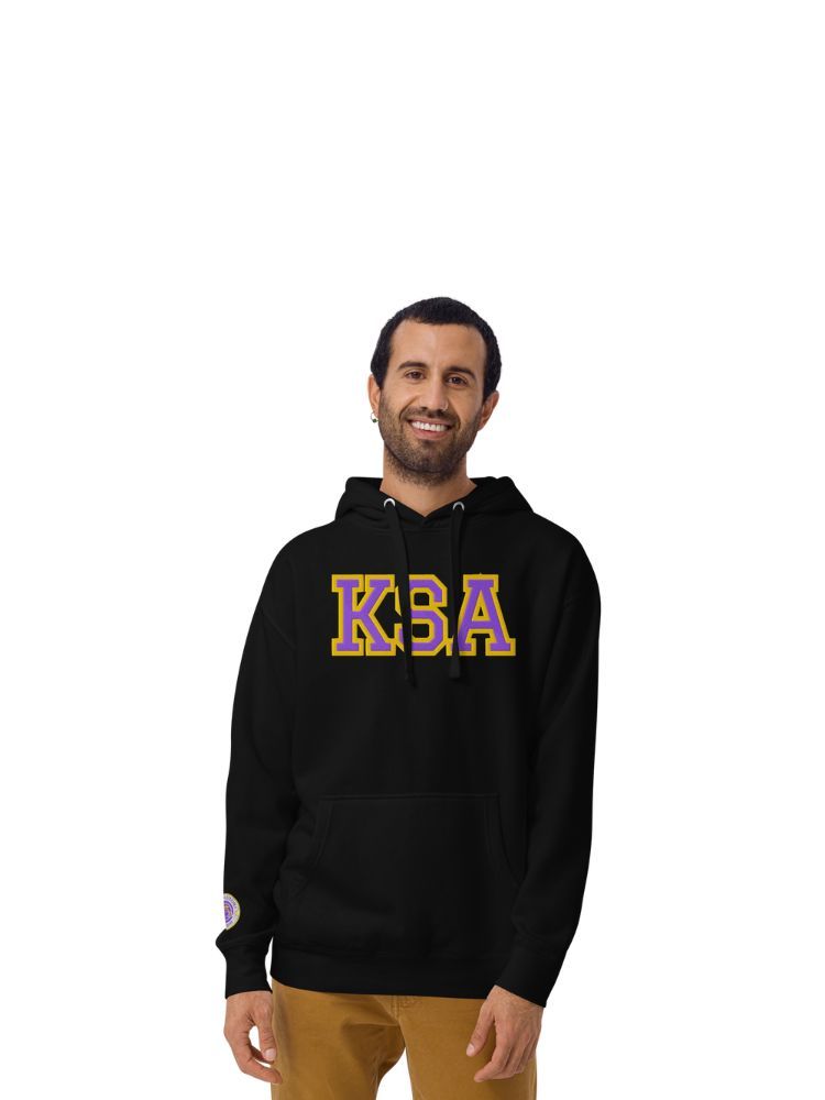 KSA Embroidered Hoodie (Black) product image (6)