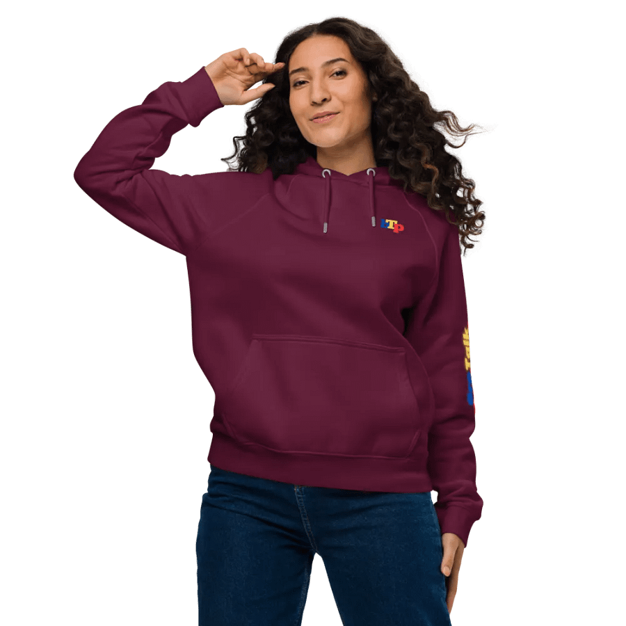 BTP Unisex Eco Raglan Hoodie product image (10)