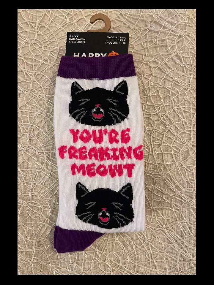 You're Freaking Meowt Crew Socks product image (1)