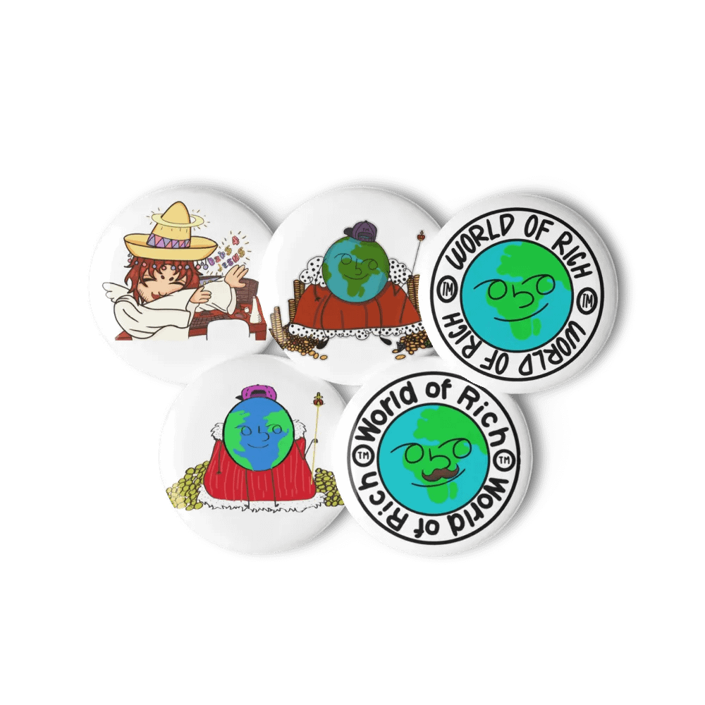 worldofrich Logo Pins + Bonus Pin product image (6)