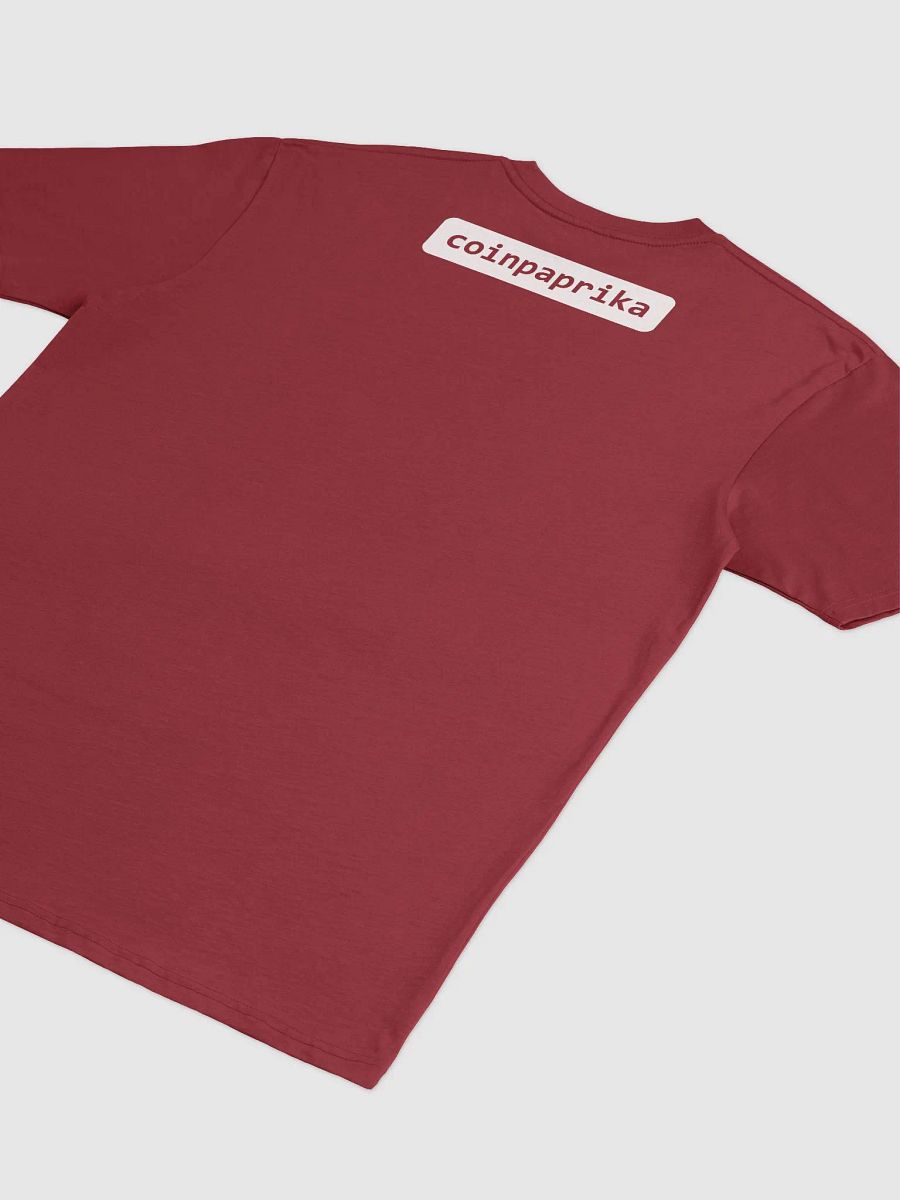 Red coinpaprika t-shirt product image (4)