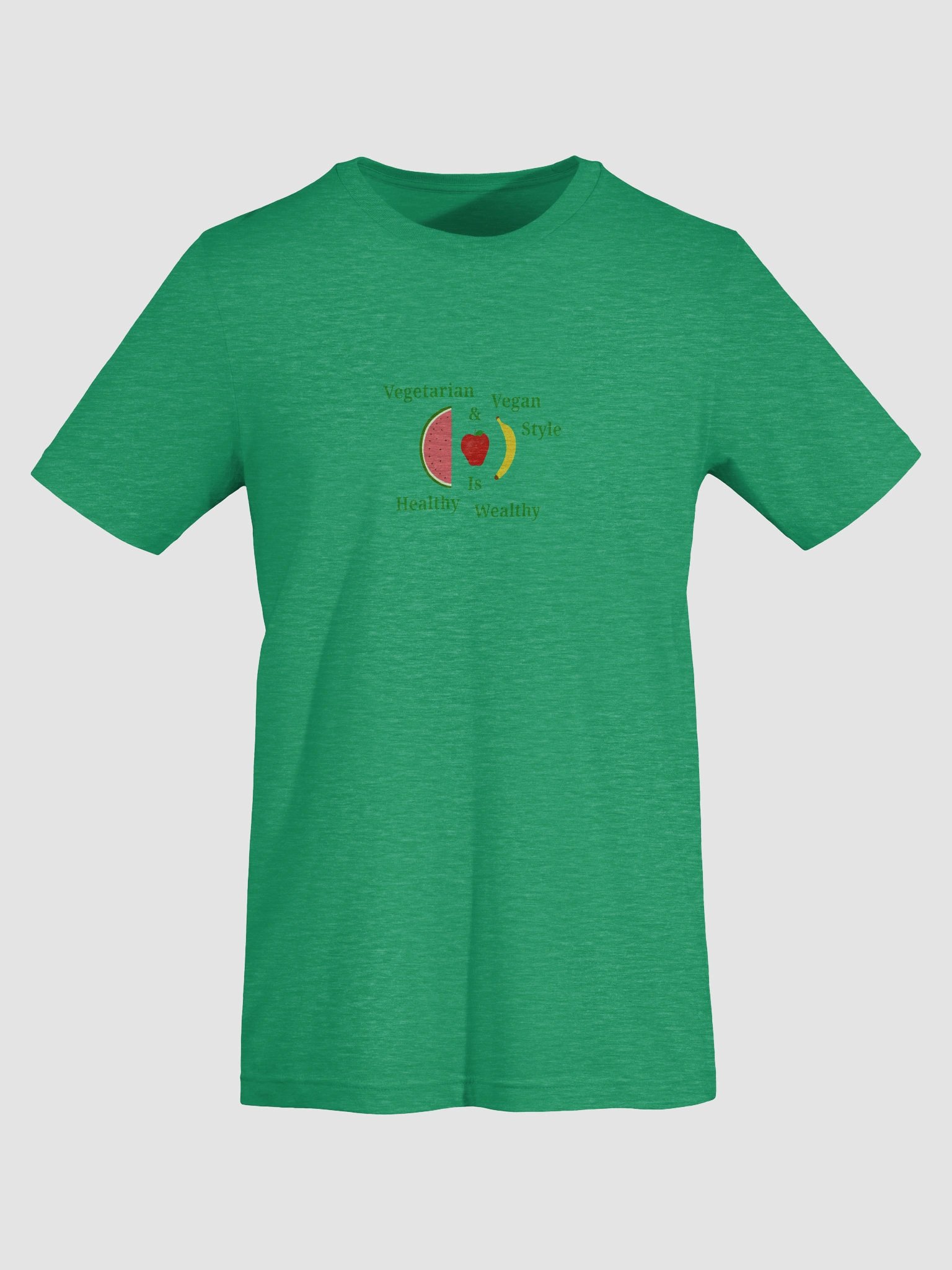 Healthy Wealthy Vegetarian & Vegan Style T-Shirt product image (7)