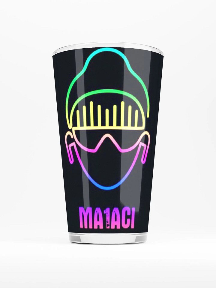 Ma1aci Beats Pint Glass product image (1)