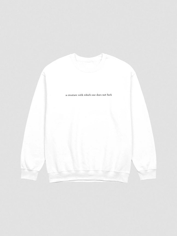 Creature With Which One Classic Crewneck Sweatshirt Embroidered product image (22)