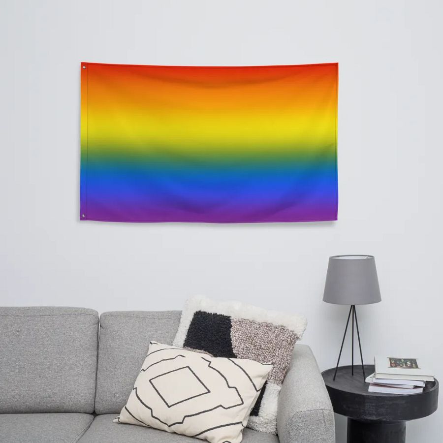Subtle Rainbow Pride Flag product image (8)