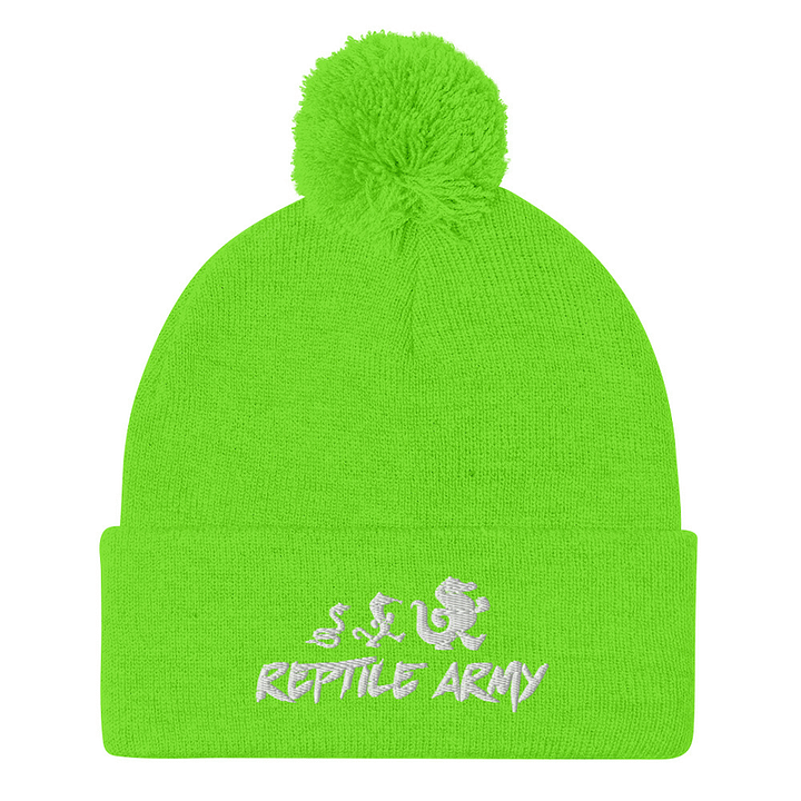 Reptile Army Classic Pom-Pom Beanie product image (1)