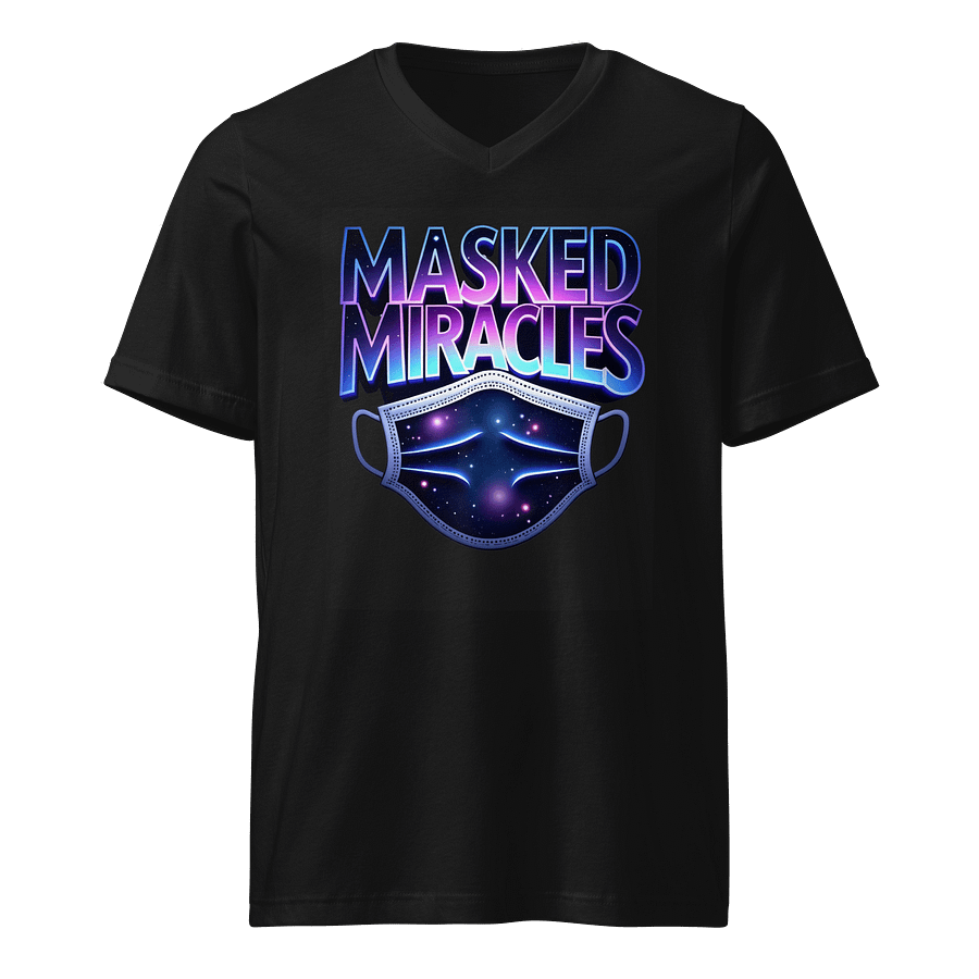 Cosmic Masked Miracles V-Neck Tee product image (1)