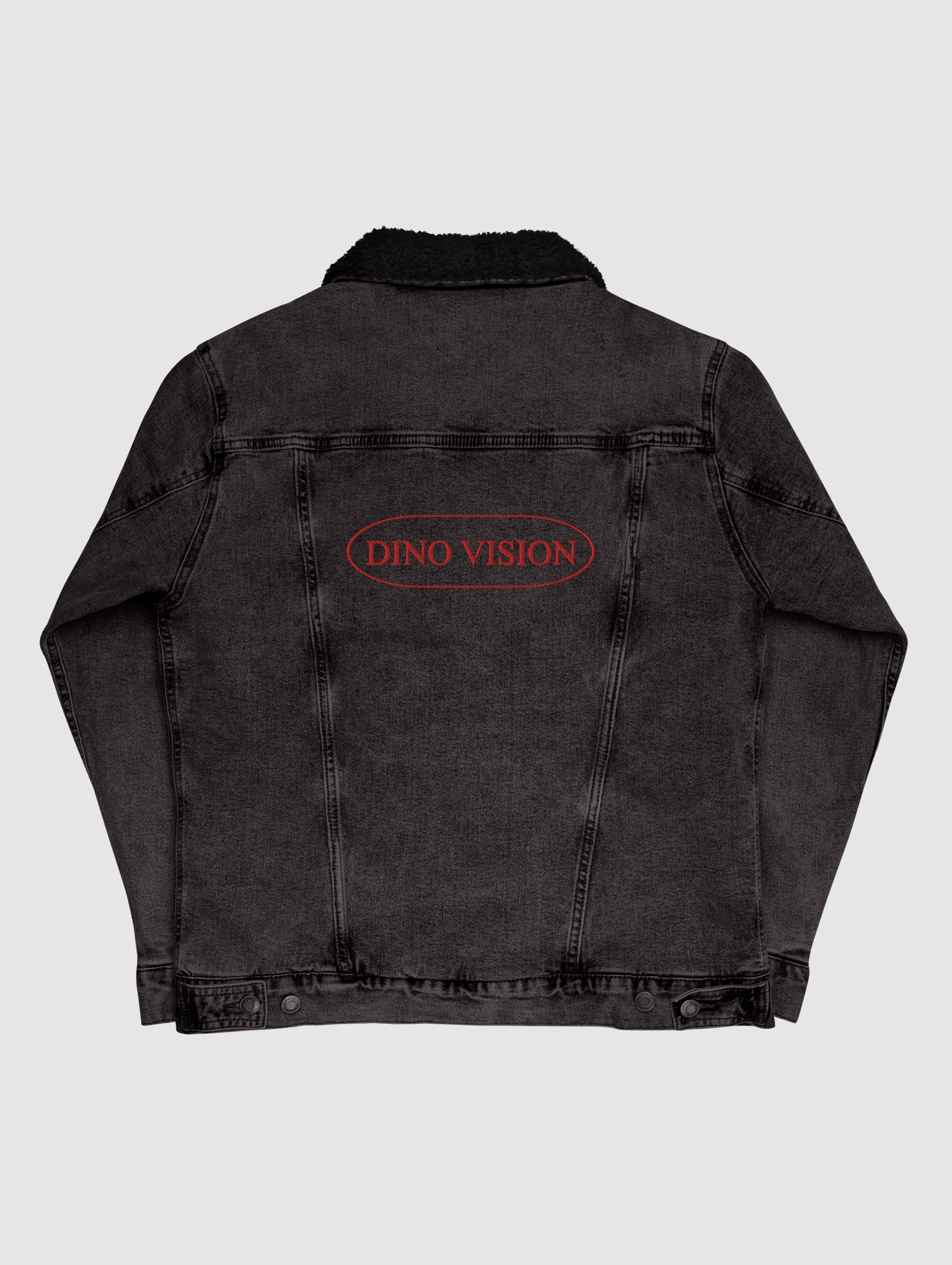 Dinovision denim sherpa jacket product image (2)