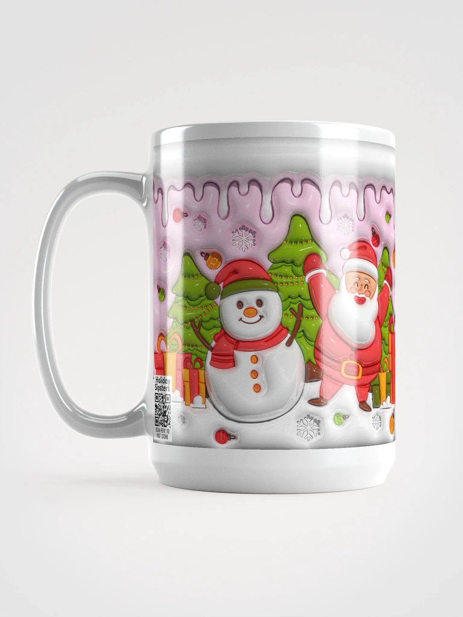Delightful Santa Christmas Mug product image (6)