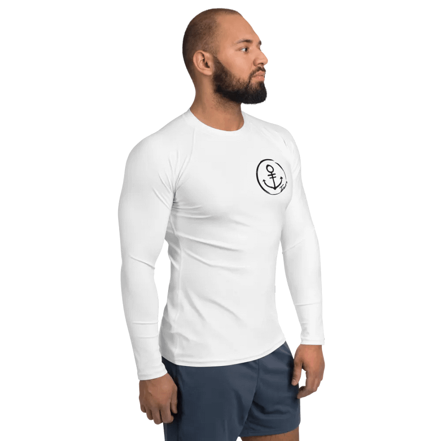 Anchor Cross Symbol Men's Rash Guard product image (3)