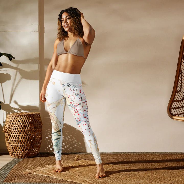 Splashed Fusion Yoga Leggings product image (1)
