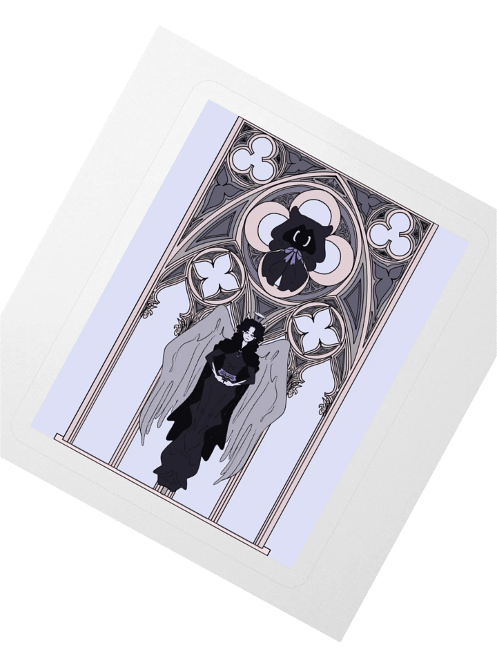 Gothic Window Sticker product image (4)