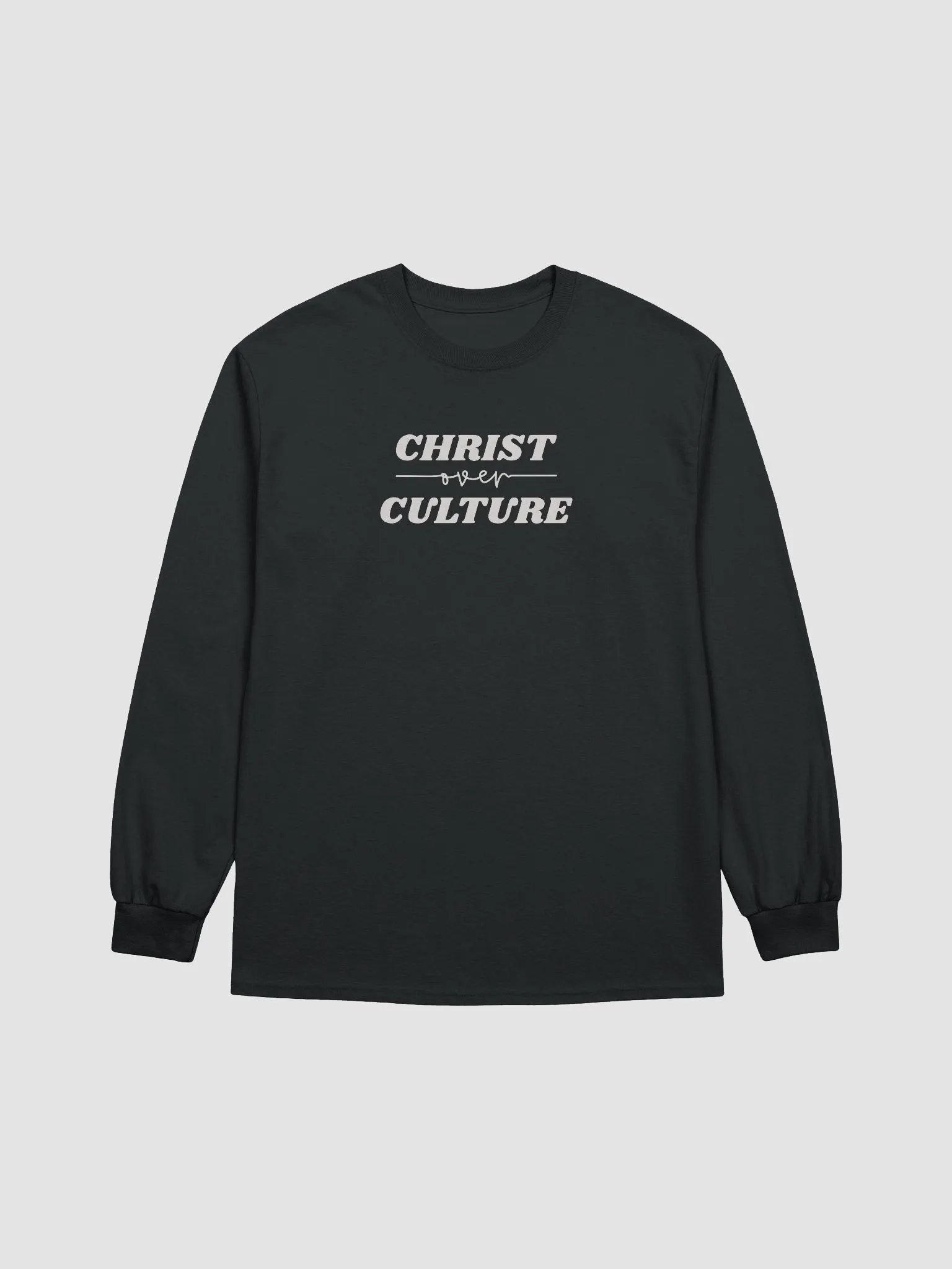 Women's Long-Sleeve T-Shirt: Christ over Culture (more colors available) product image (1)