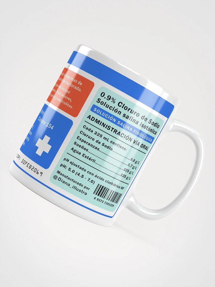 "Lágrimas de estudiante de doctorado" (SPANISH) Ceramic mug product image (2)