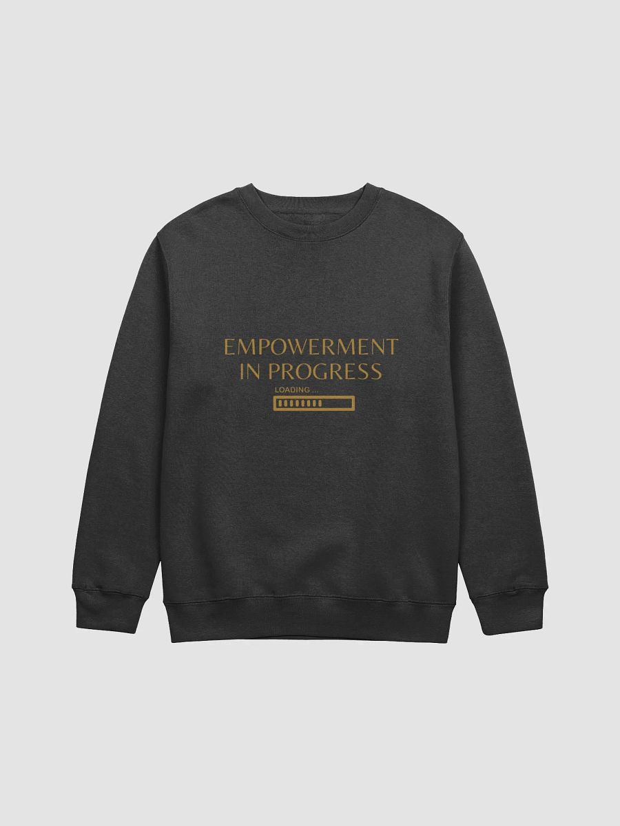 Empowerment in Progress Gold Loading Bar Crew Neck Sweater product image (1)