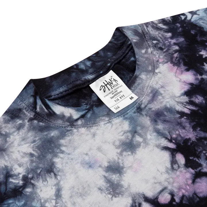 EMBROIDERED HERINGA LOGO SHAKA WEAR OVERSIZED TIE-DYE T-SHIRT product image (2)