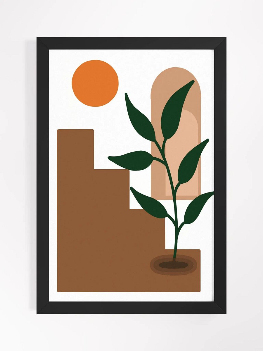 Sunlit Foliage Framed Poster product image (4)