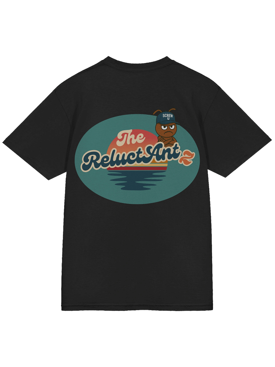 Screw U T-Shirt by The ReluctAntz – Black product image (4)