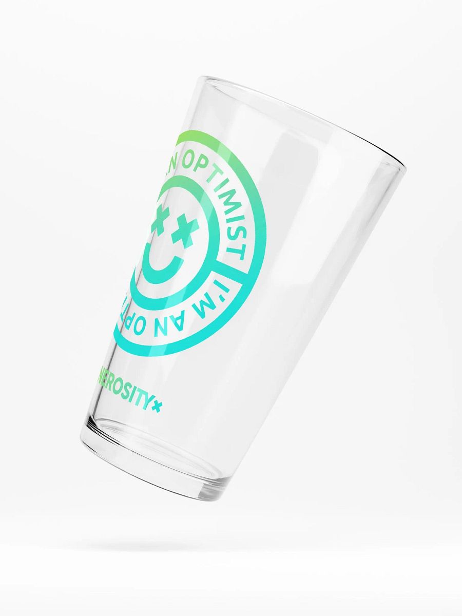 GX I'm an Optimist Pint Glass product image (5)