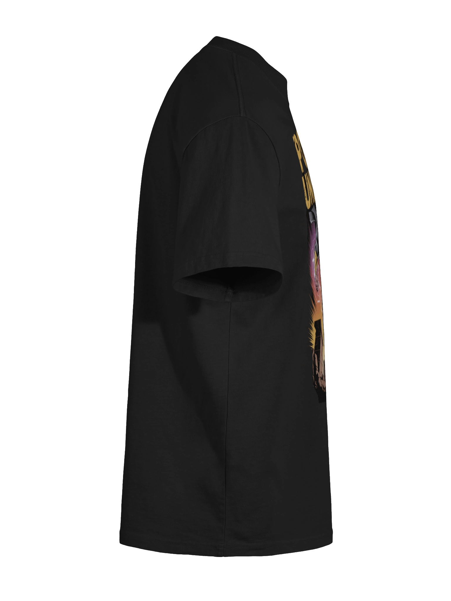 Power Unbound: Black Adam Inspired Oversized Faded T-Shirt product image (11)