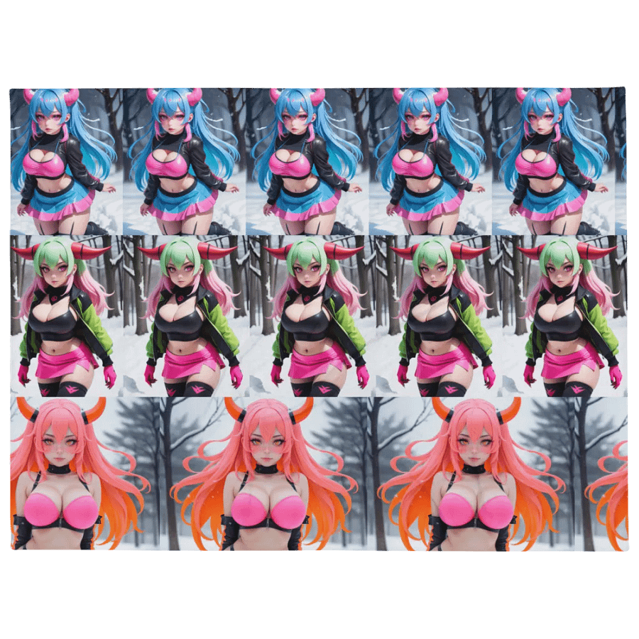 Snowy Friends Throw Blanket product image (1)