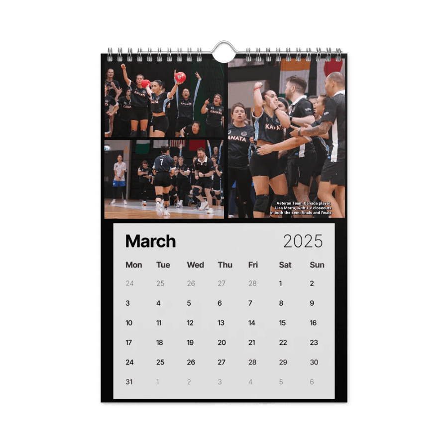 Team Canada Gold 2025 Calendar product image (9)
