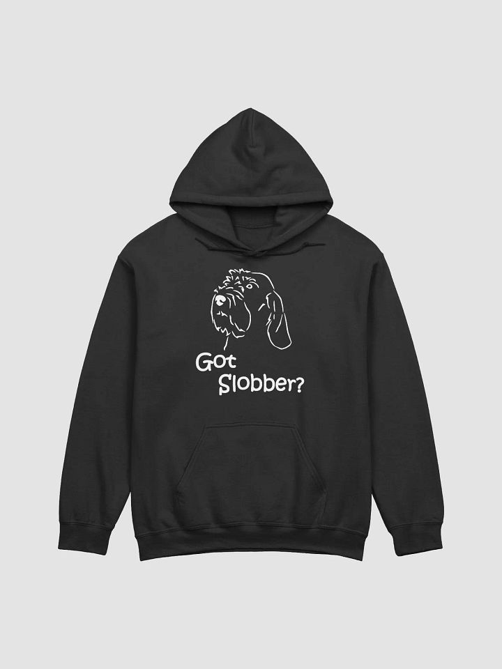 Funny Got Slobber Quote with Spinone Italiano Head Silhouette in White product image (1)