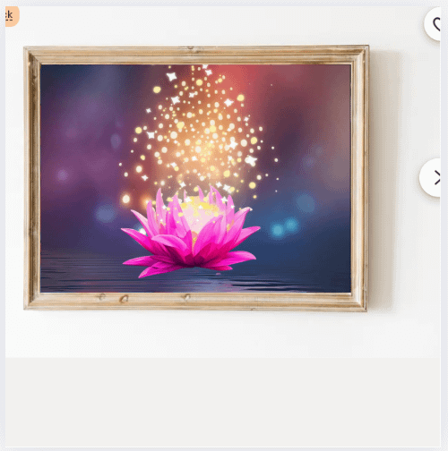 Magical Lillie emitting spores Wall Art product image (5)