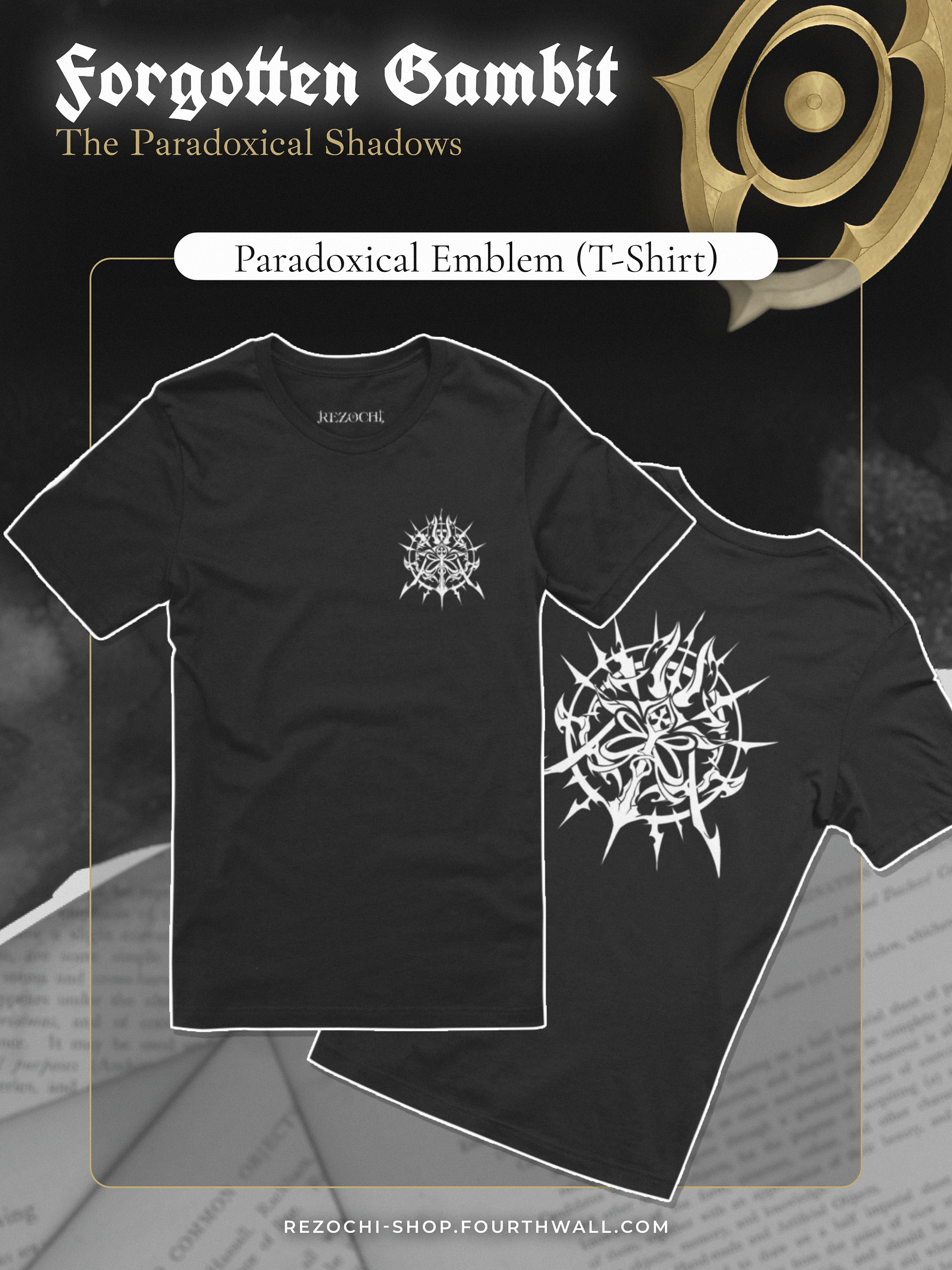 [Black] Paradoxical Emblem ※ T-Shirt product image (1)