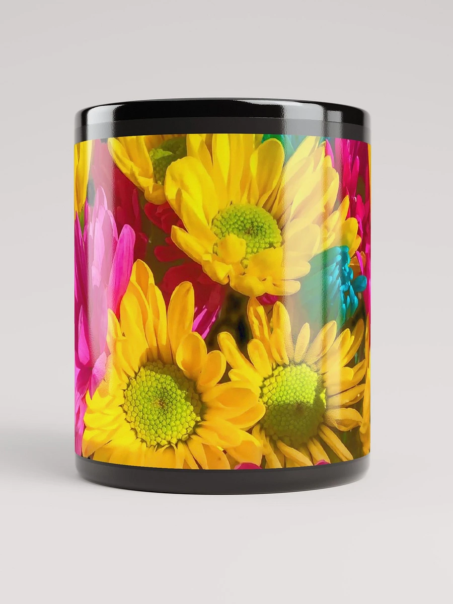 Bright Daisy Bouquet Black Coffee Mug product image (9)