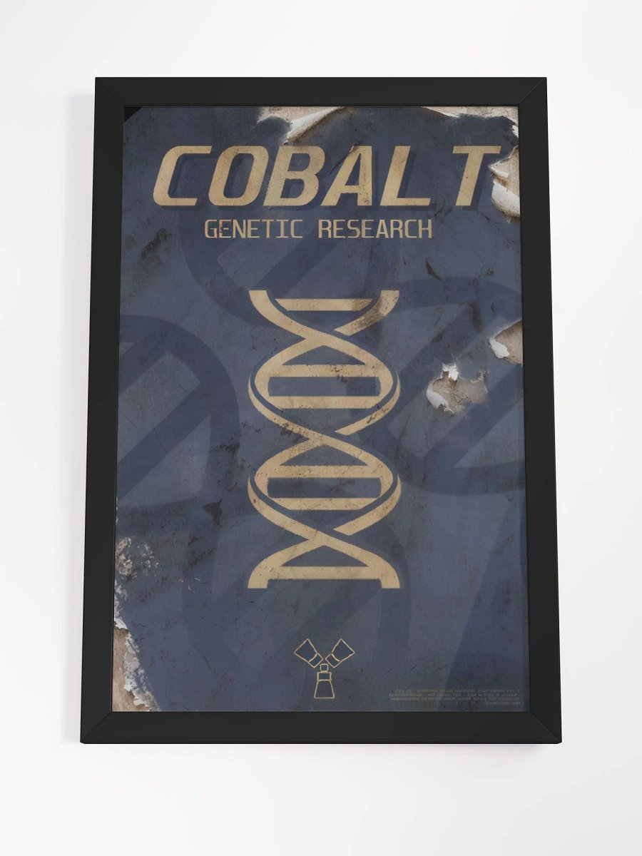 Cobalt Genetic Research Framed Poster product image (24)