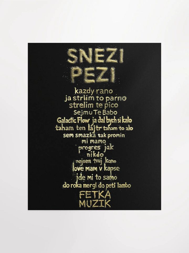 SNEZI PEZI POSTER product image (1)