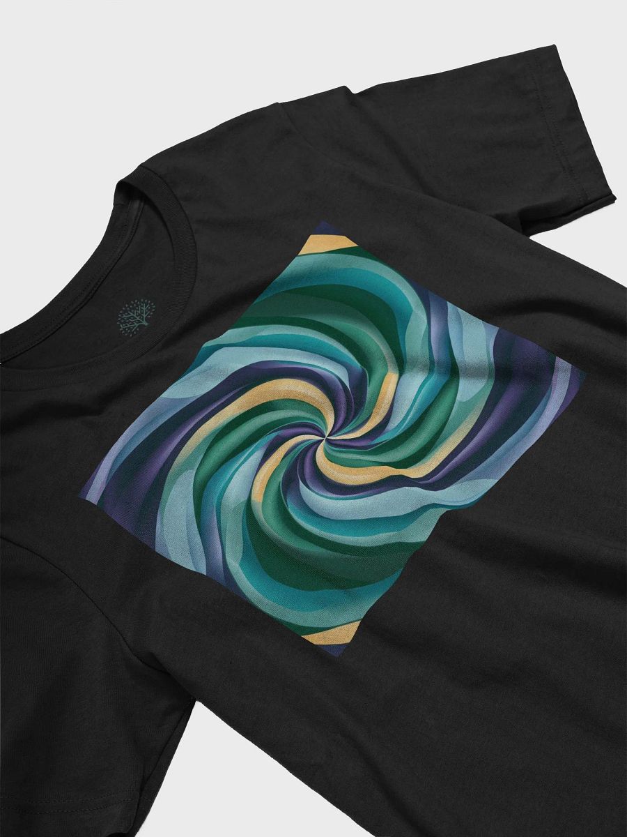Graphic Grove Unisex Abstract Spiral T-Shirt - Vibrant Art on Supersoft Cotton product image (5)