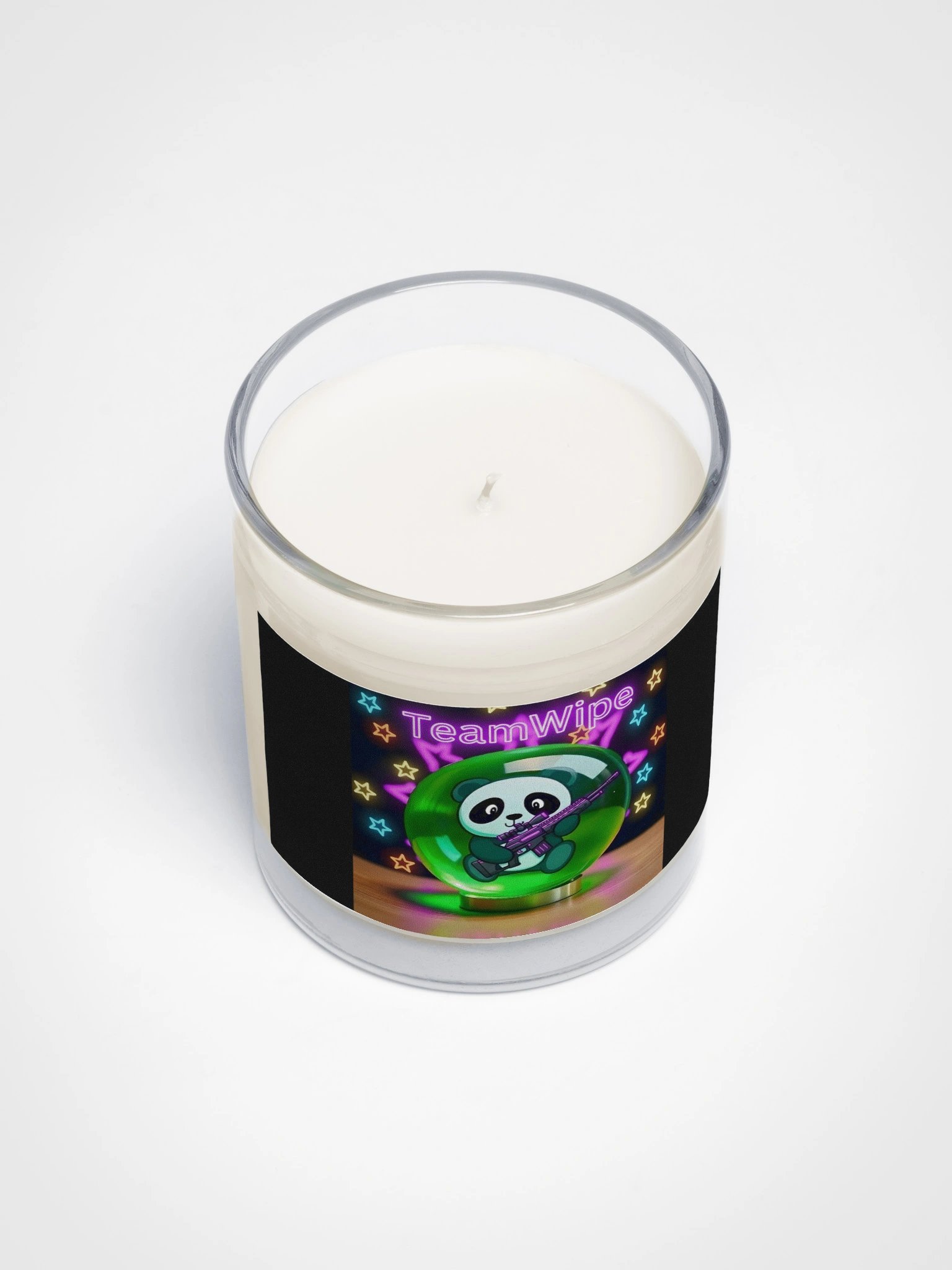 Neon Panda TeamWipe Soy Wax Candle product image (3)