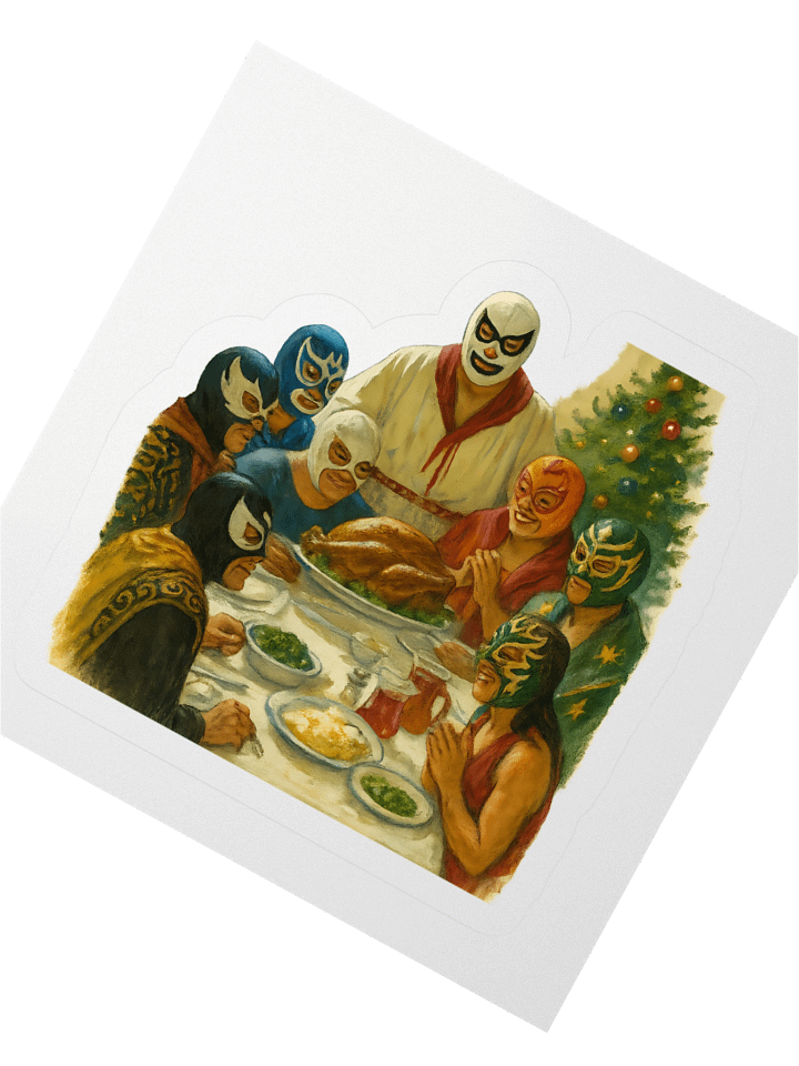 Lucha Holiday Decal product image (4)